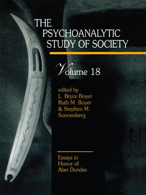 cover image of The Psychoanalytic Study of Society, V. 18